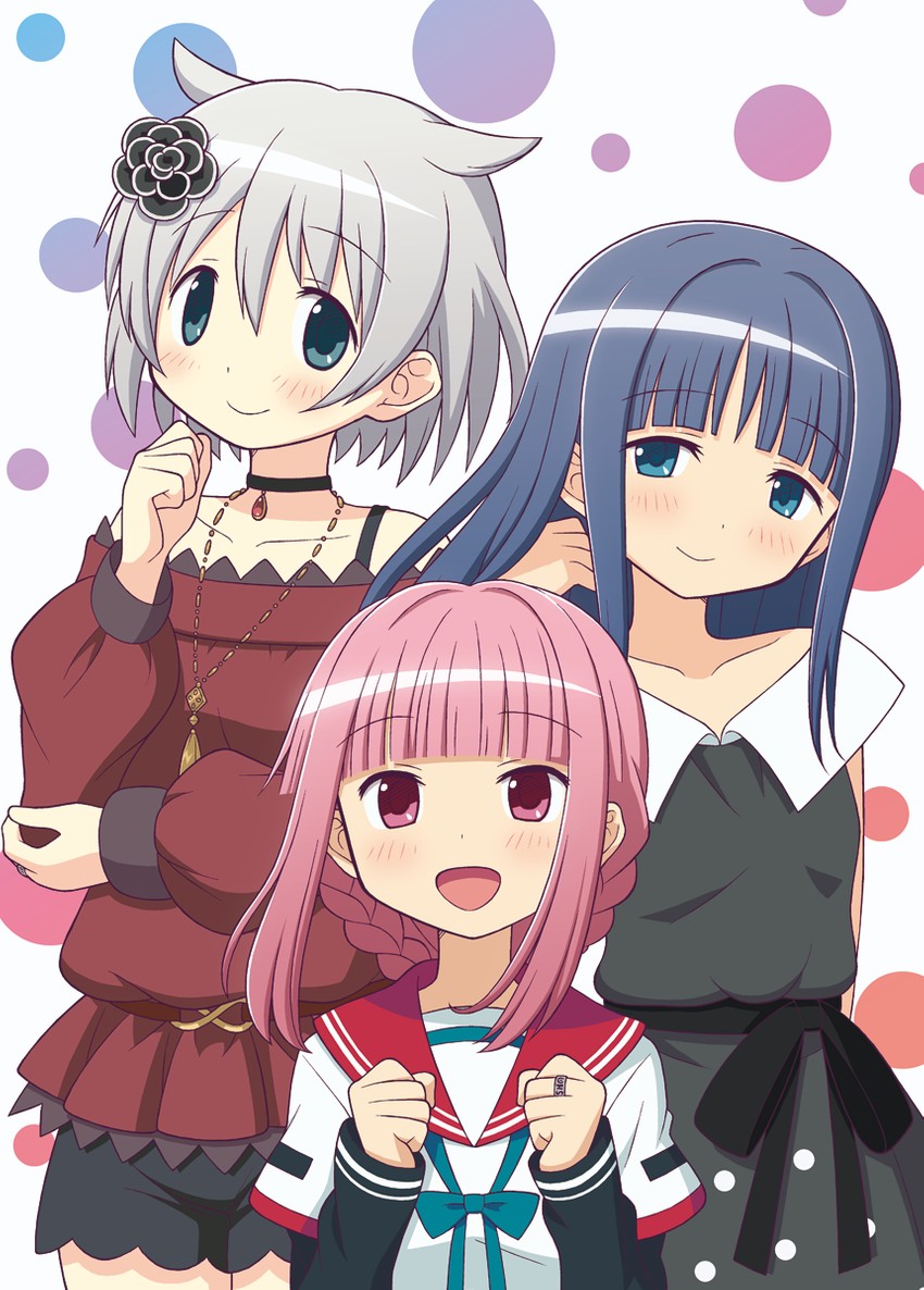 tamaki iroha, nanami yachiyo, and azusa mifuyu (mahou shoujo madoka magica and 1 more) drawn by gecchu