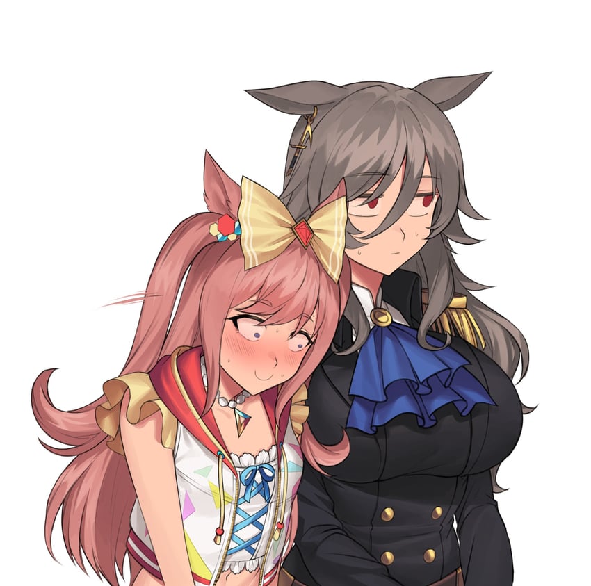 agnes digital and perry steam (umamusume and 1 more) drawn by fukuro_(maruaru00)