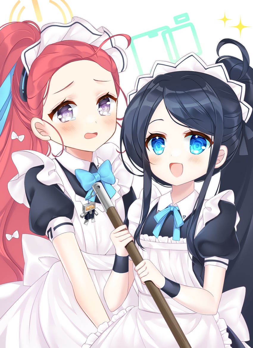 aris, yuzu, and kei (blue archive) drawn by shikito_(yawa0w0)