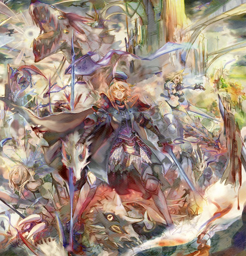 shandy (pixiv fantasia and 1 more) drawn by hrhr