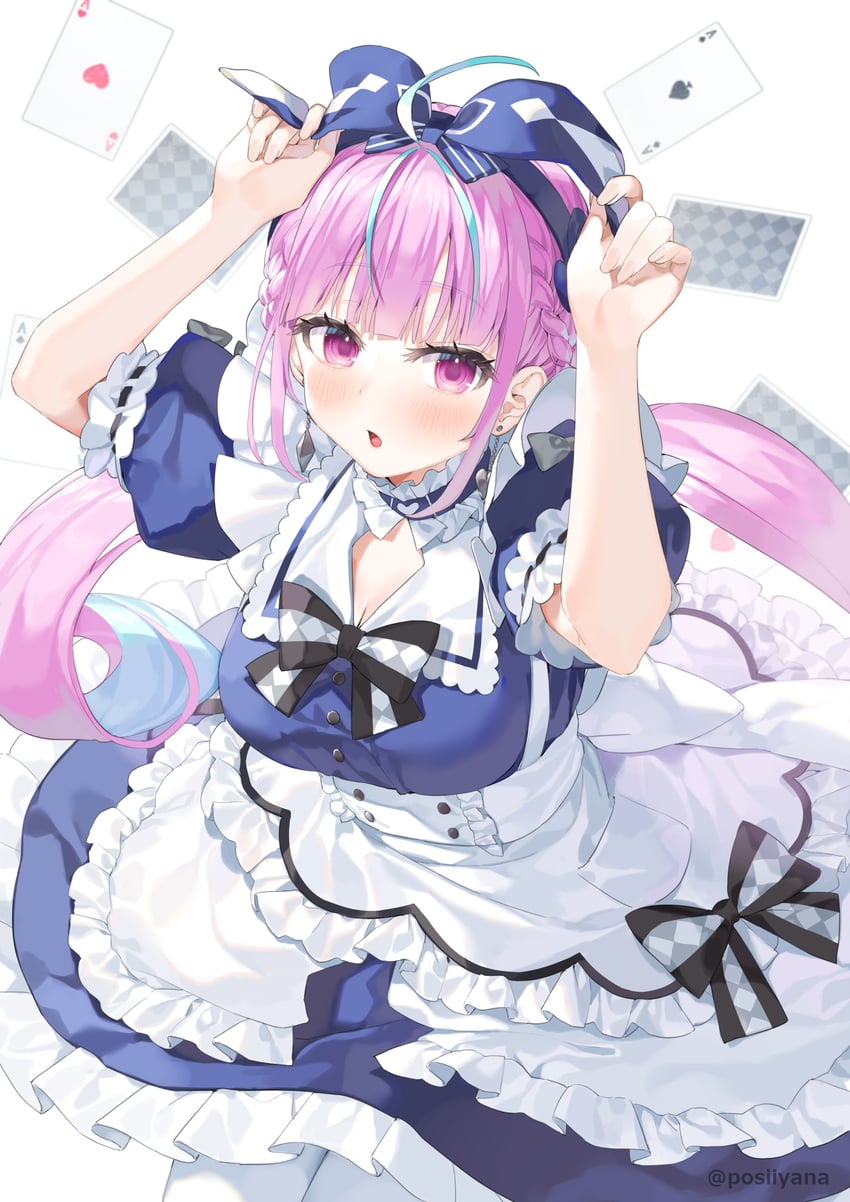 minato aqua and alice (hololive) drawn by yana_mori