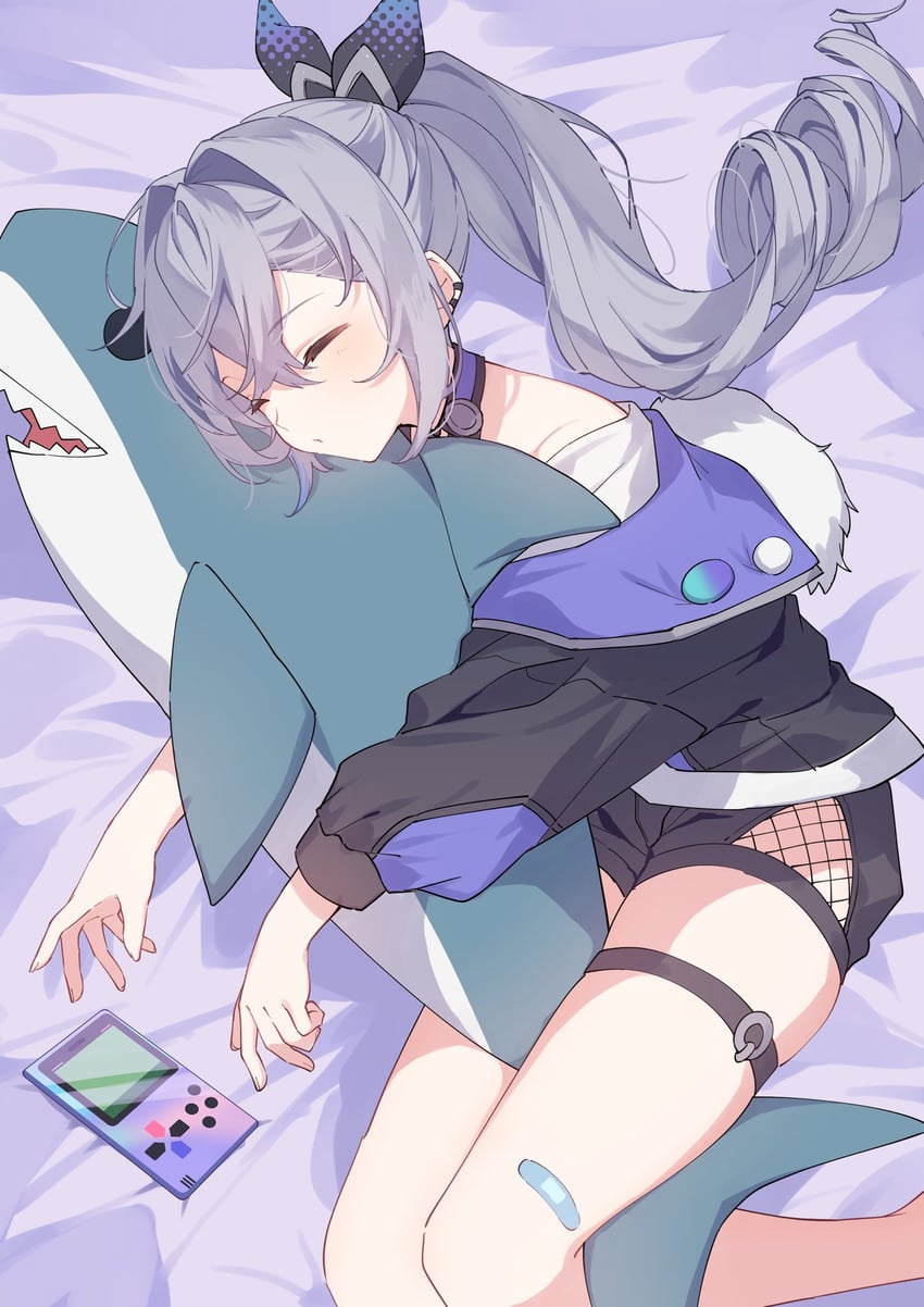 silver wolf (honkai and 1 more) drawn by mochizuki_mochi