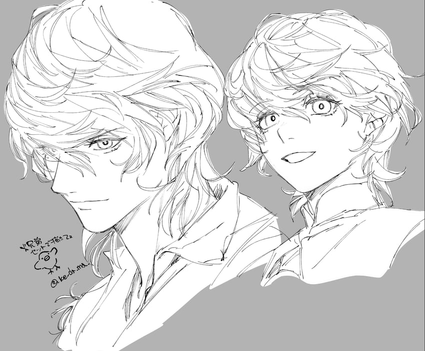 joshua rosfield (final fantasy and 1 more) drawn by piyomotsu