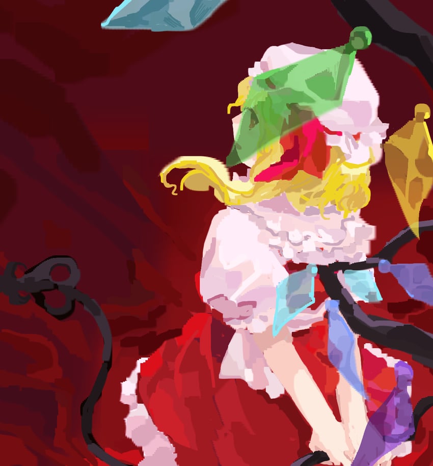 flandre scarlet (touhou) drawn by kaigen_1025