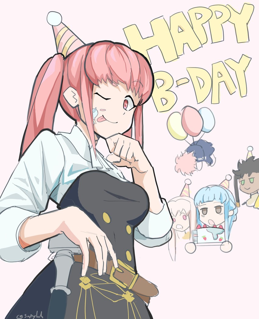 hilda valentine goneril, lysithea von ordelia, marianne von edmund, and claude von riegan (fire emblem and 1 more) drawn by saiykik