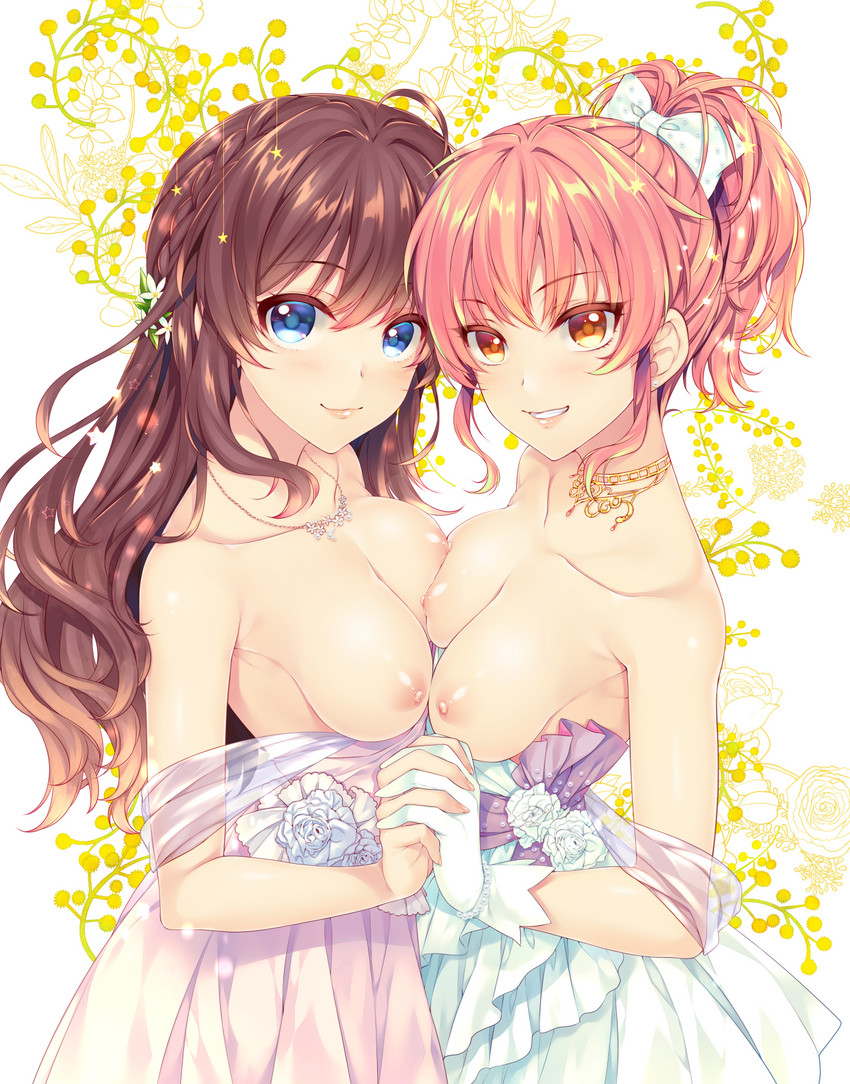jougasaki mika and ichinose shiki (idolmaster and 1 more) drawn by alpha_(yukai_na_nakamatachi)