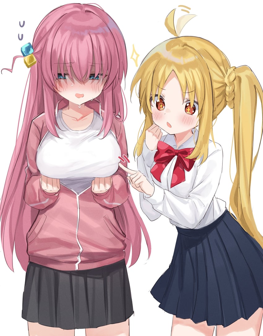 gotoh hitori and ijichi nijika (bocchi the rock!) drawn by shouu-kun
