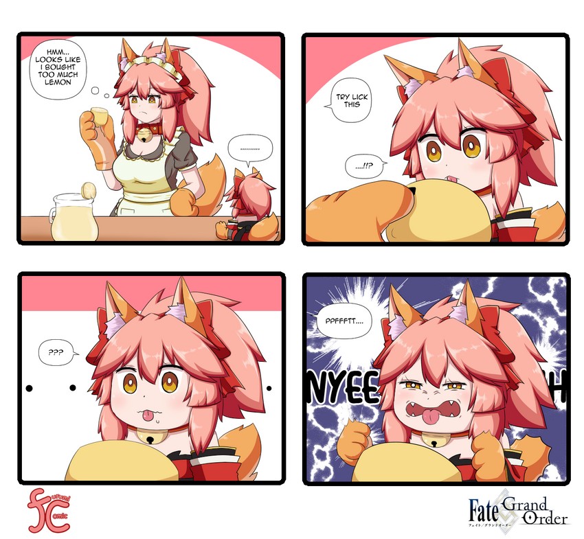 tamamo and tamamo cat (fate and 1 more) drawn by keita_naruzawa