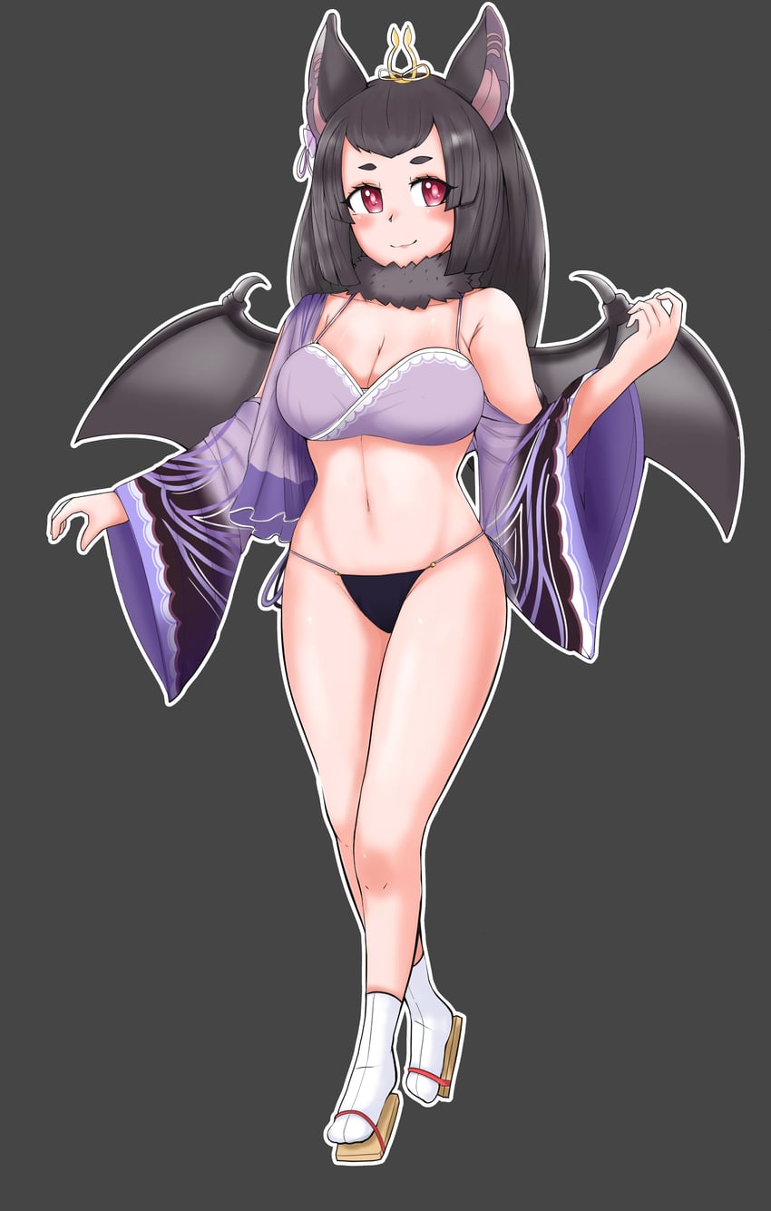 fraternal myotis (kemono friends and 1 more) drawn by nanoder