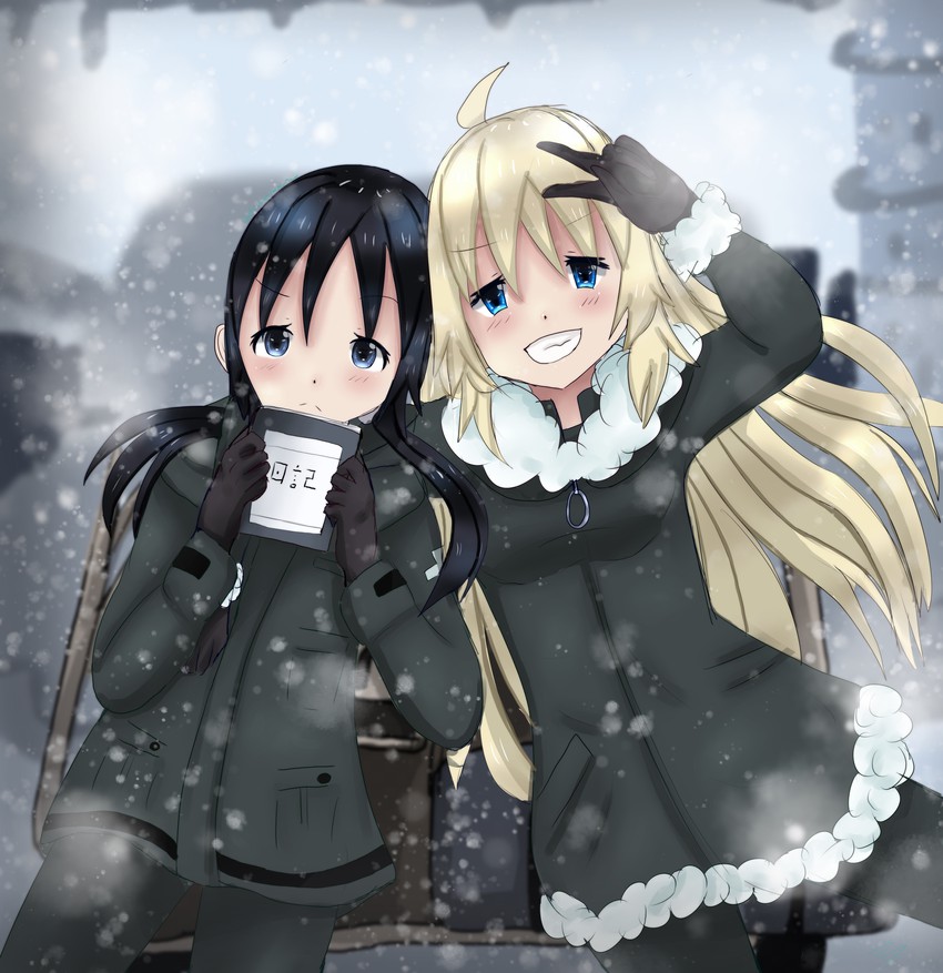 chito and yuuri (shoujo shuumatsu ryokou) drawn by sophieperky