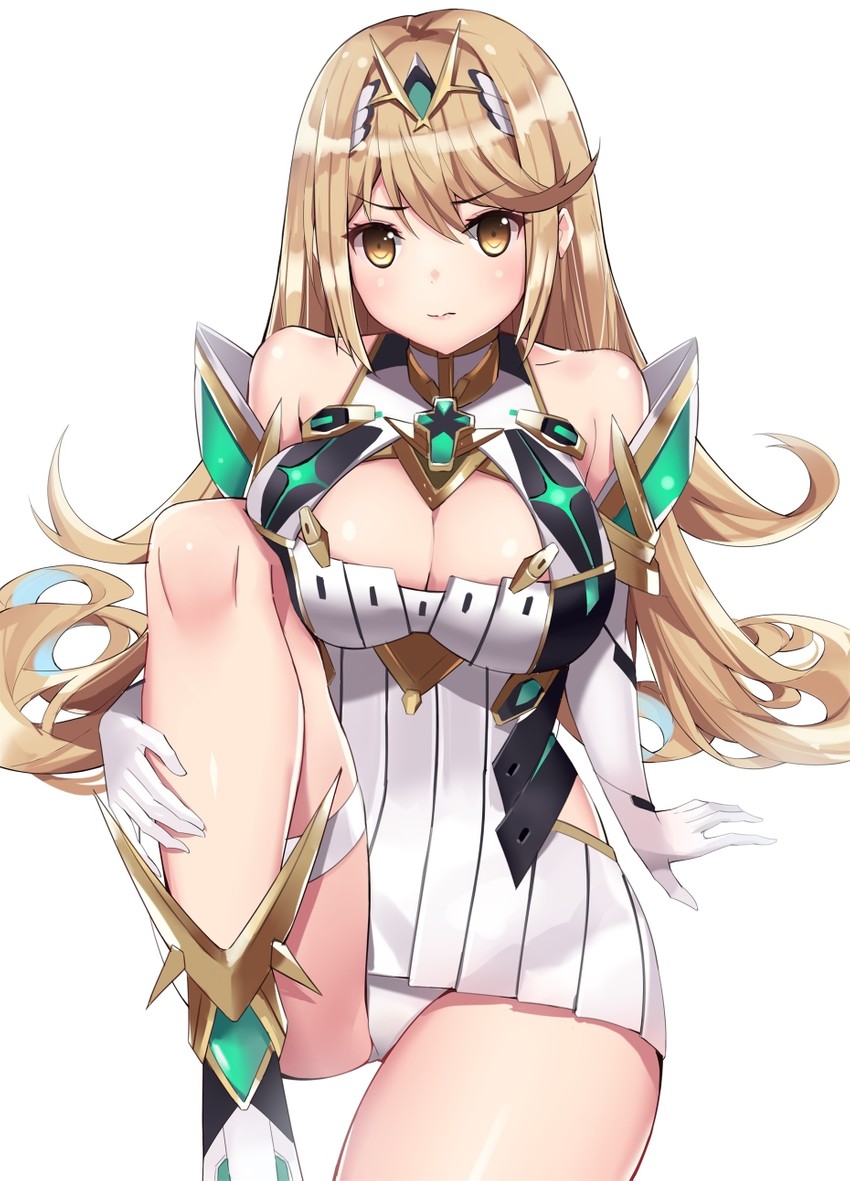 mythra (xenoblade chronicles and 1 more) drawn by eol_9