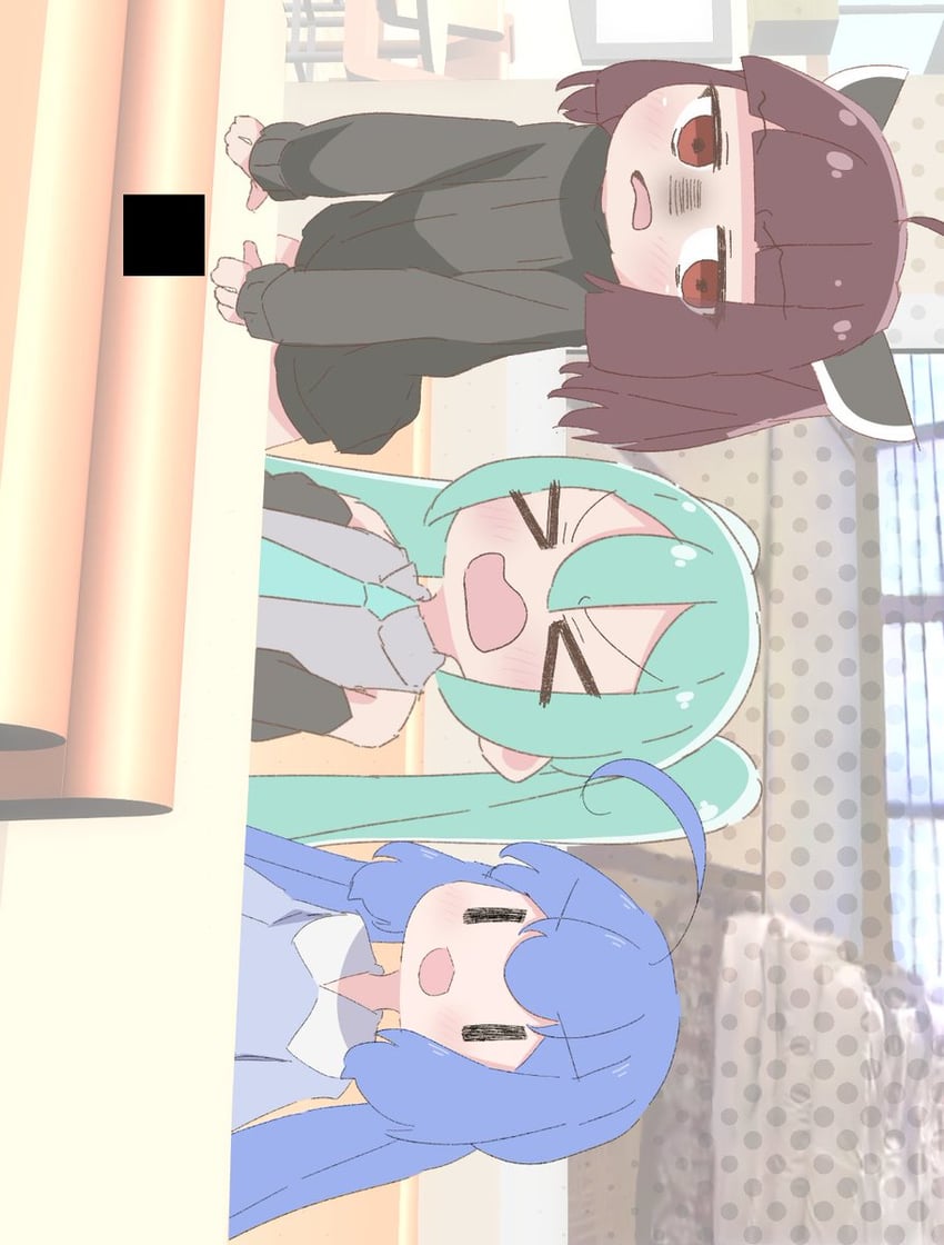 hatsune miku, touhoku kiritan, and otomachi una (vocaloid and 1 more) drawn by n_u