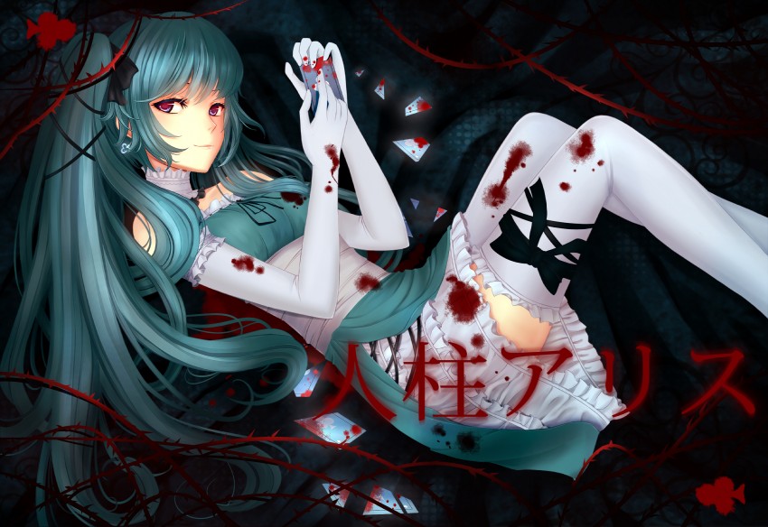 hatsune miku (vocaloid and 1 more) drawn by llc