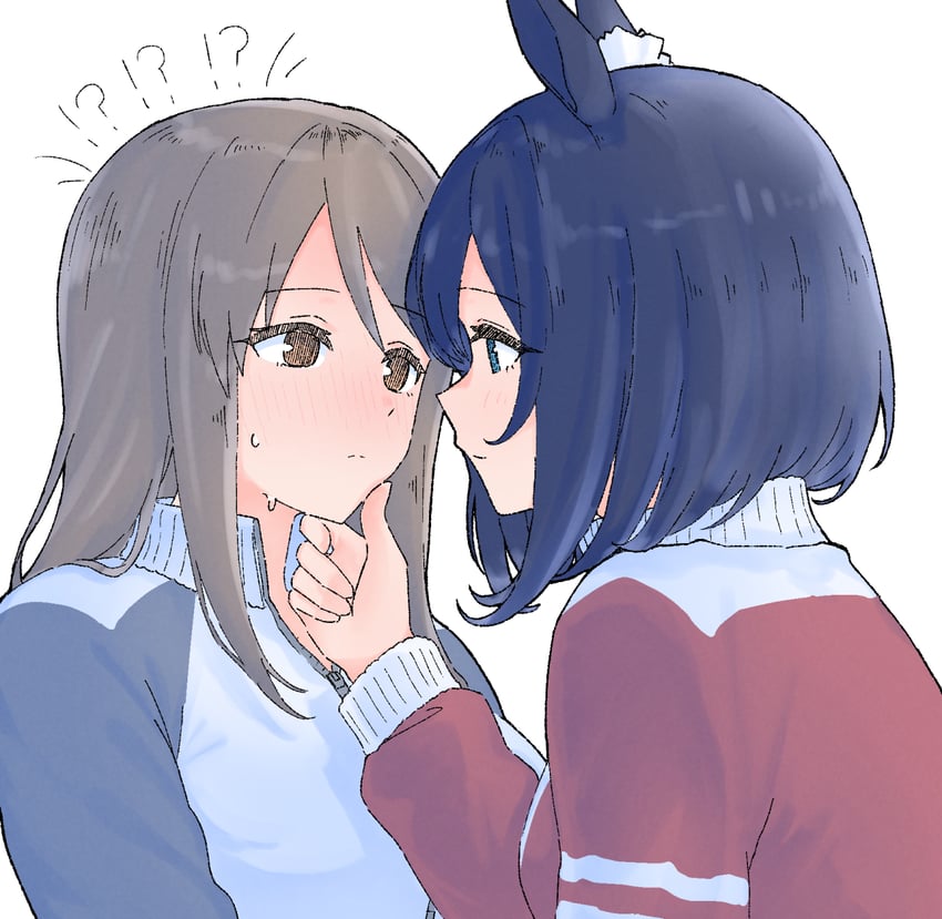 trainer, eishin flash, and female trainer (umamusume) drawn by mi_4yo