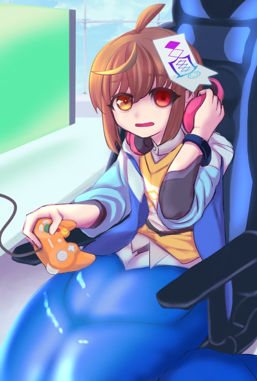 shiron (azure striker gunvolt and 1 more) drawn by senzo_tori