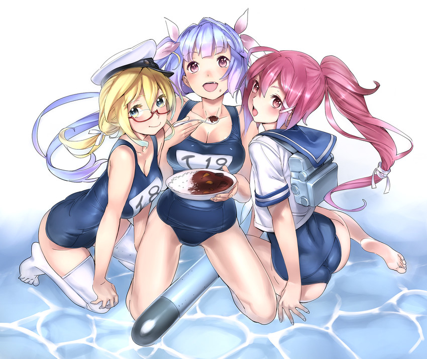 i-19, i-8, and i-168 (kantai collection) drawn by nishieda