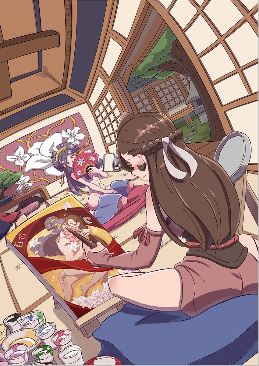 kagero and orochi (fire emblem and 1 more) drawn by redcrane94