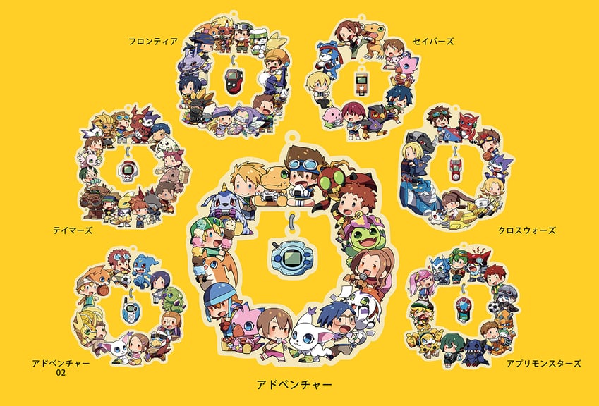 yagami hikari, yagami taichi, renamon, tailmon, agumon, and 81 more (digimon and 8 more) drawn by lao_wen