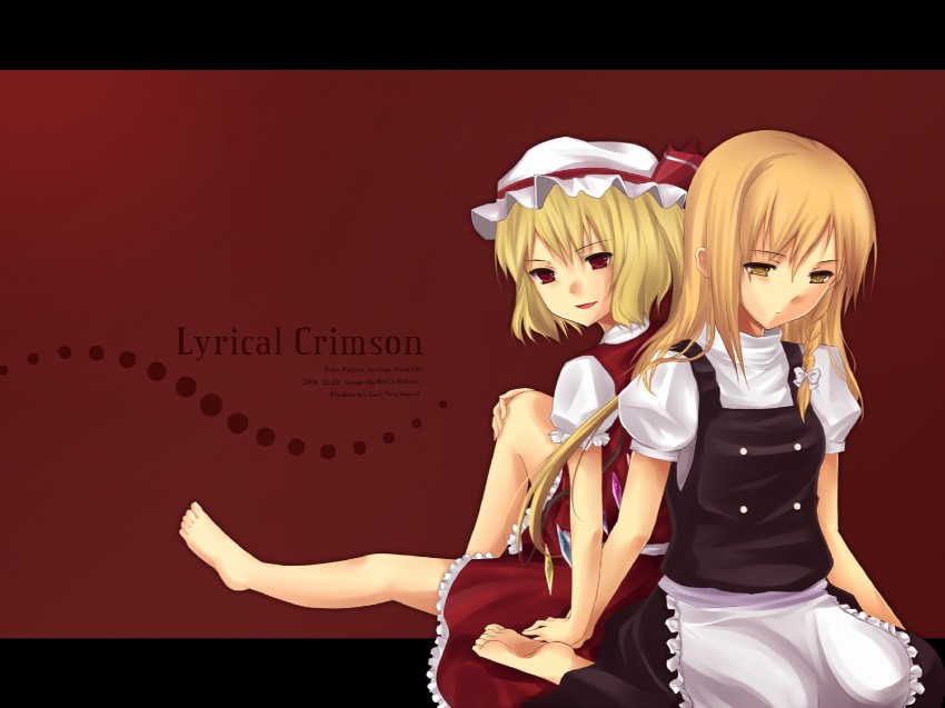 kirisame marisa and flandre scarlet (touhou) drawn by lasa_(2percent)