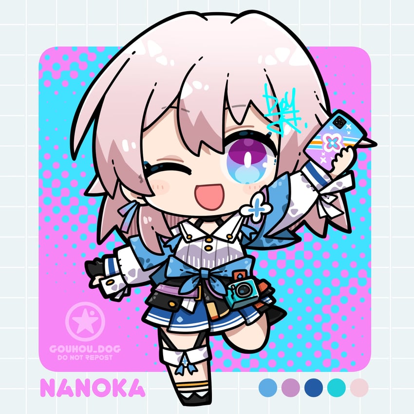 march 7th (honkai and 1 more) drawn by dog-san
