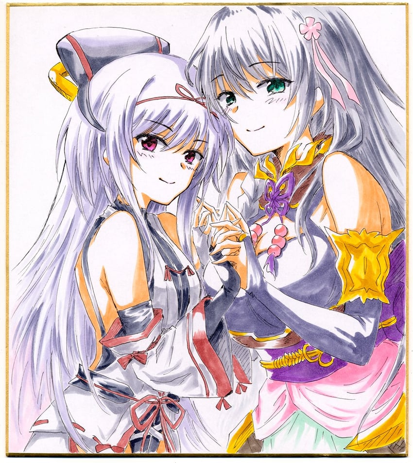 kannagiri nagamitsu and ishidakirikomi masamune (tenka hyakken) drawn by mizuki_takehito