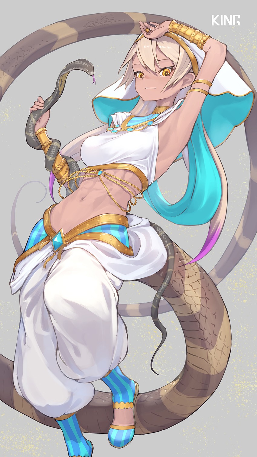 king cobra (kemono friends and 1 more) drawn by don3