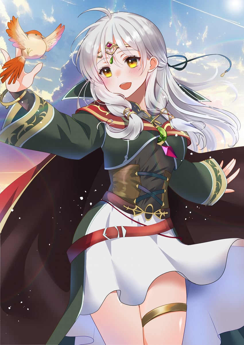 yune and micaiah (fire emblem and 2 more) drawn by azusa_(azchemist63)