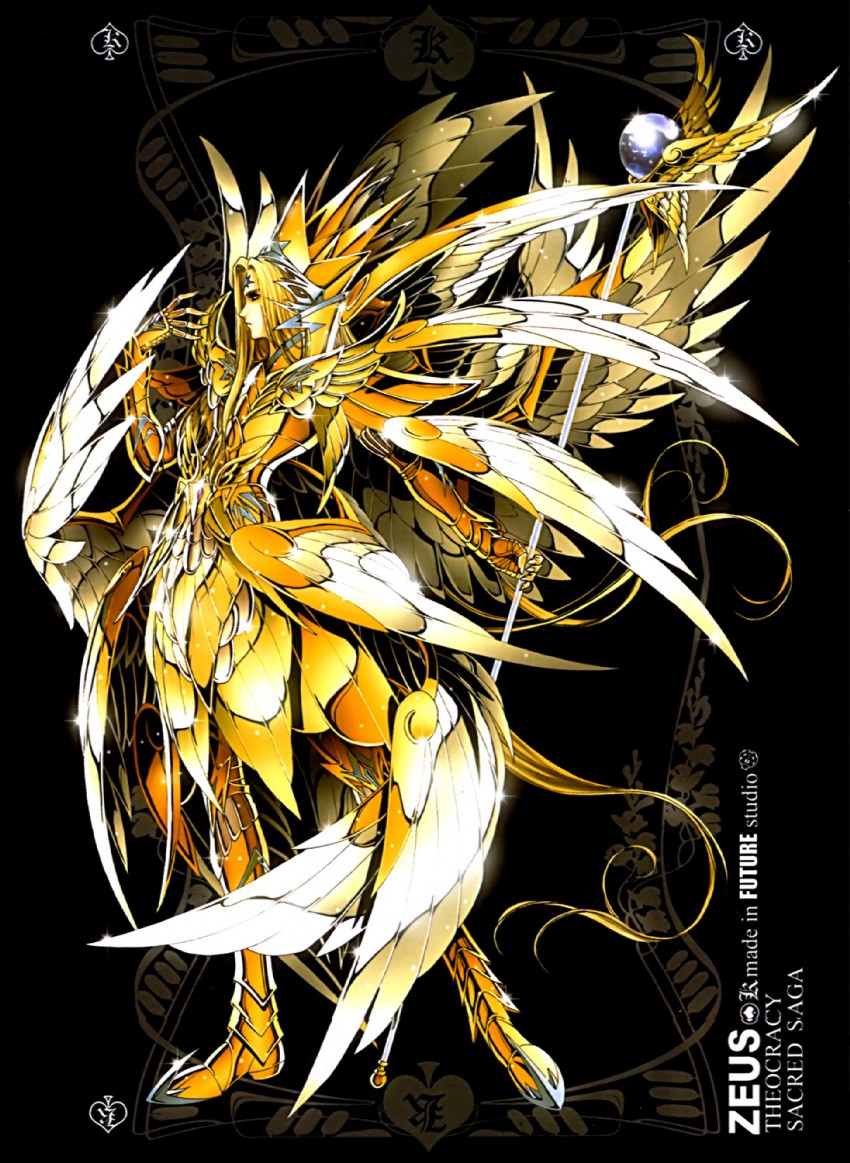 zeus (saint seiya and 1 more) drawn by future_studio_(artist)