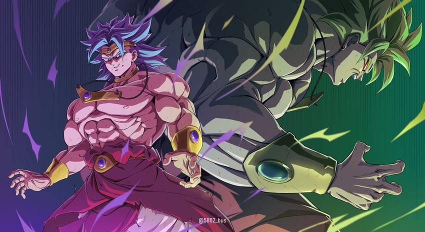broly (dragon ball and 1 more) drawn by 5002_bus
