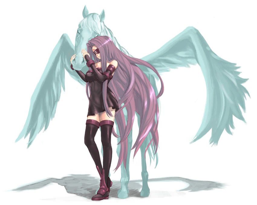medusa and bellerophon (fate and 1 more) drawn by osaki