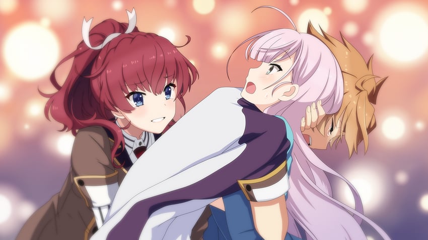 shidou maki, tsubakuro yume, and konohana suzuka (toji no miko and 1 more)