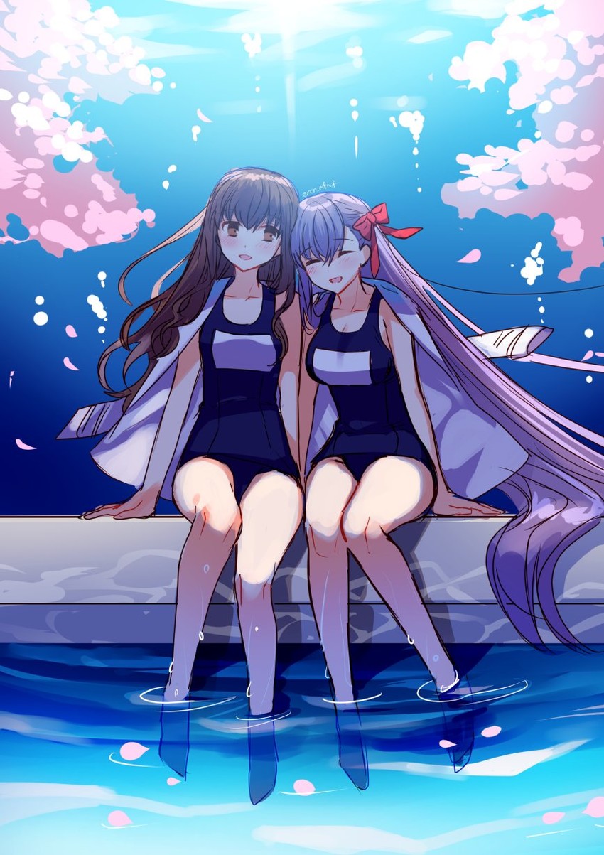 matou sakura and kishinami hakuno (fate and 2 more) drawn by sentaku_nori