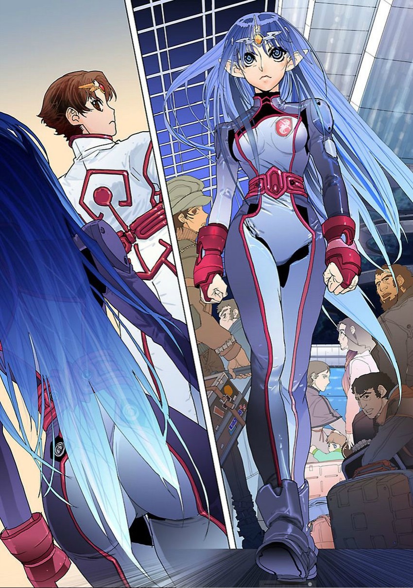 lafiel and jinto (seikai no senki and 1 more) drawn by yonemura_kouichirou