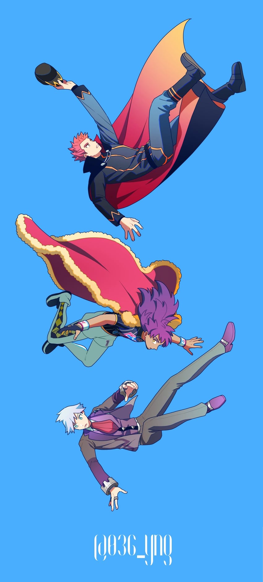 leon, steven stone, and lance (pokemon and 3 more) drawn by y_(036_yng)