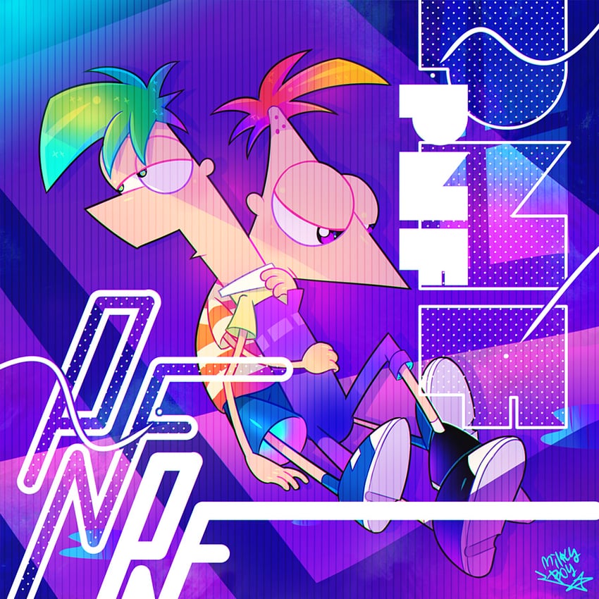 phineas flynn and ferb fletcher (phineas and ferb) drawn by otoe_(milkyboy_inc.)