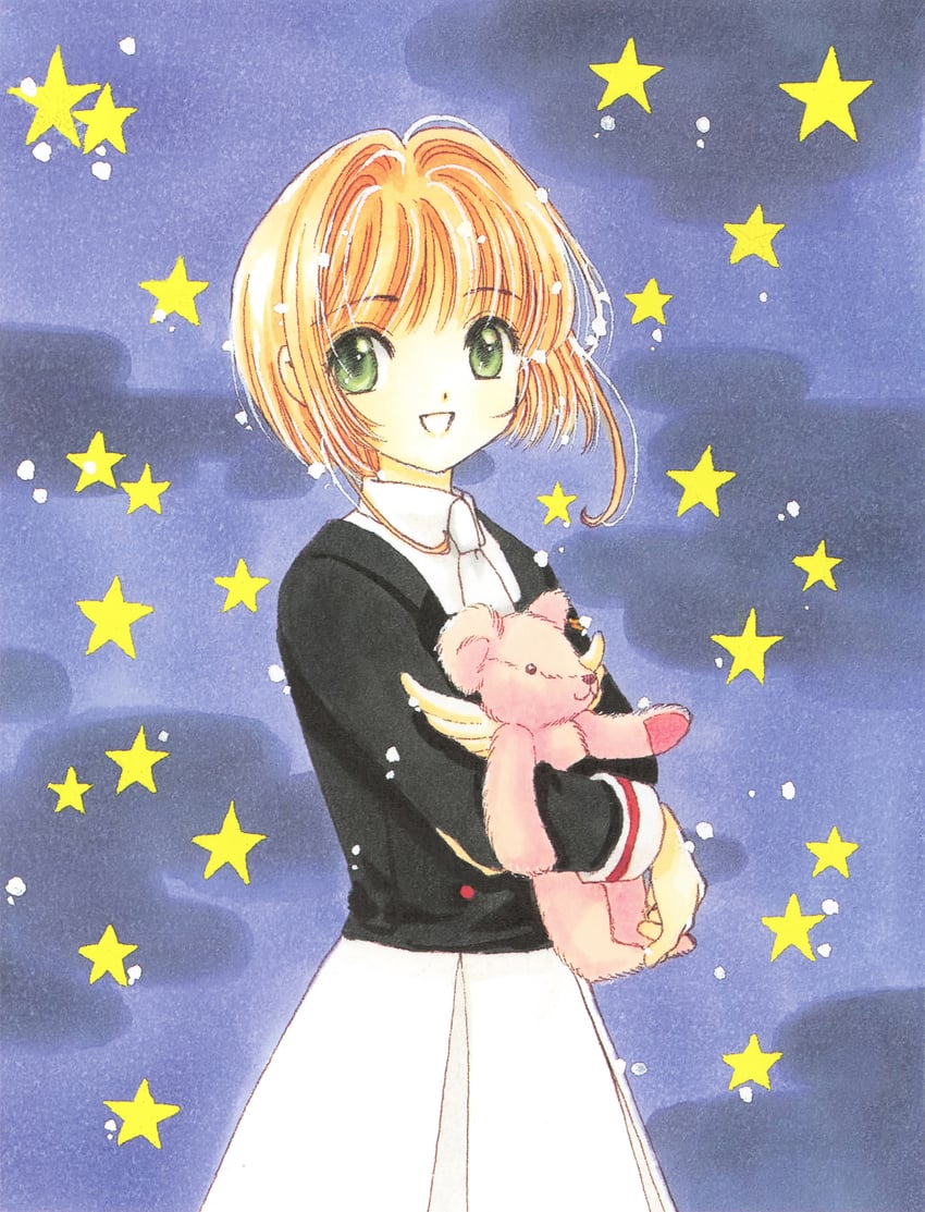 kinomoto sakura (cardcaptor sakura and 1 more) drawn by clamp_(circle)