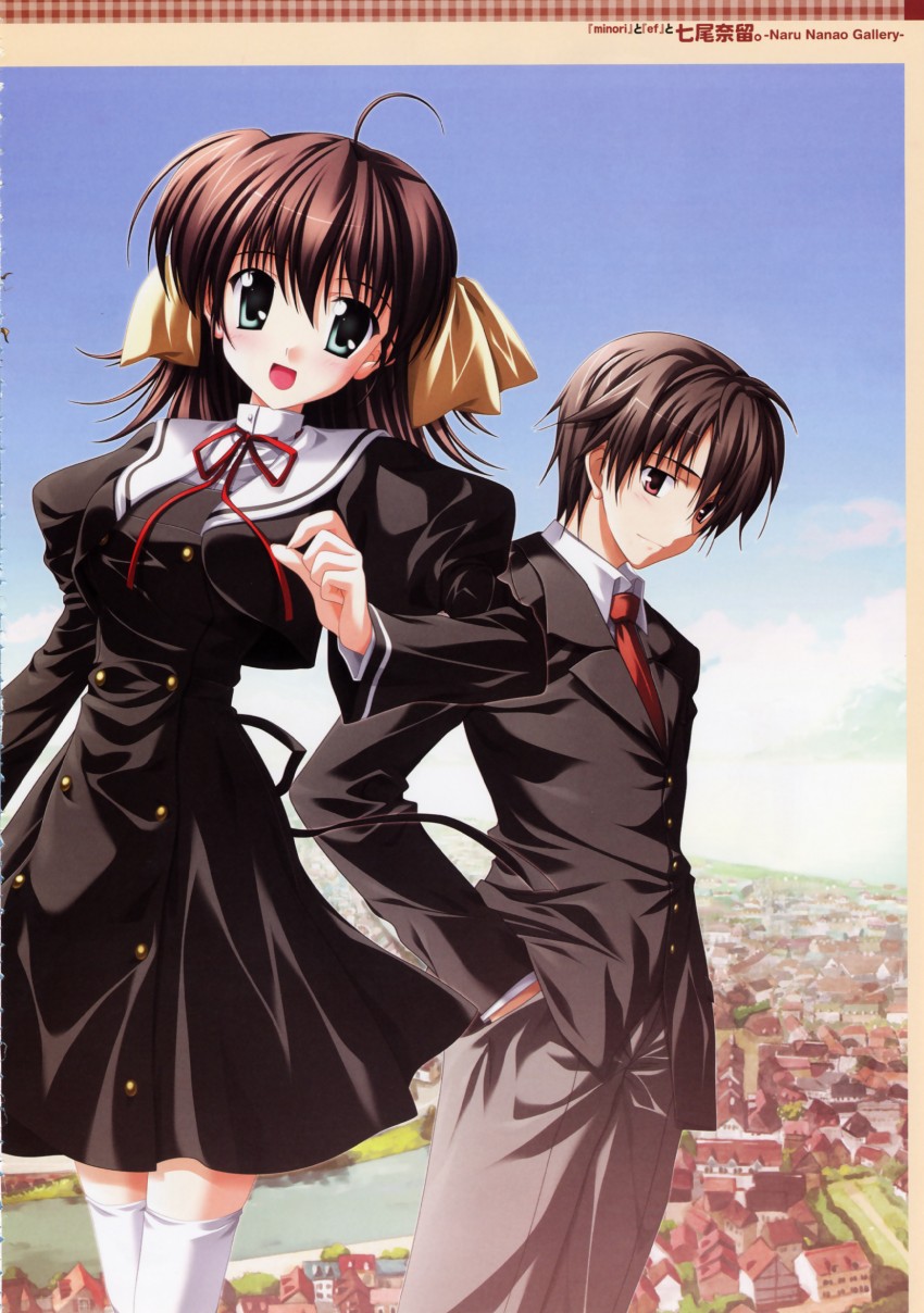 miyamura miyako and hirono hiro (ef) drawn by nanao_naru