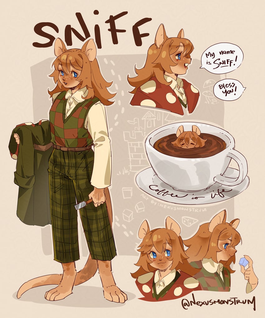 snifferish (minecraft youtube and 1 more) drawn by nexusmonstrum