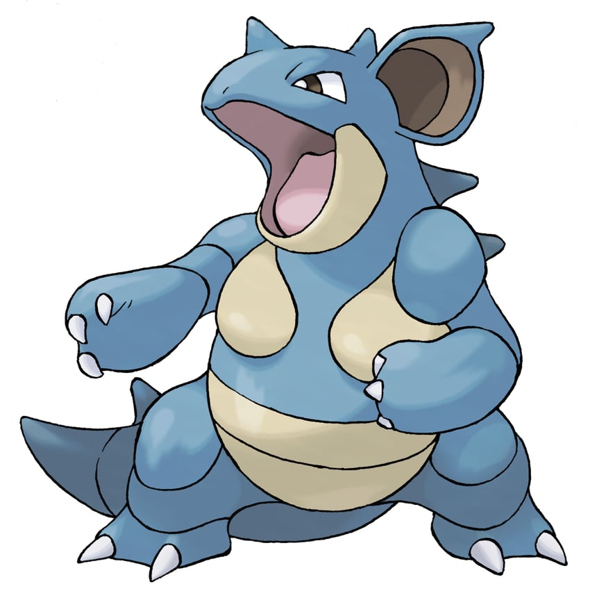 nidoqueen (pokemon and 1 more) drawn by sugimori_ken