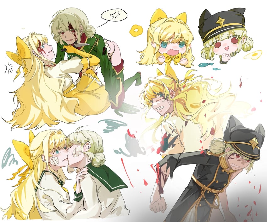 araga kiwi, leoparde, tenkawa kaoruko, and magia sulfur (mahou shoujo ni akogarete)