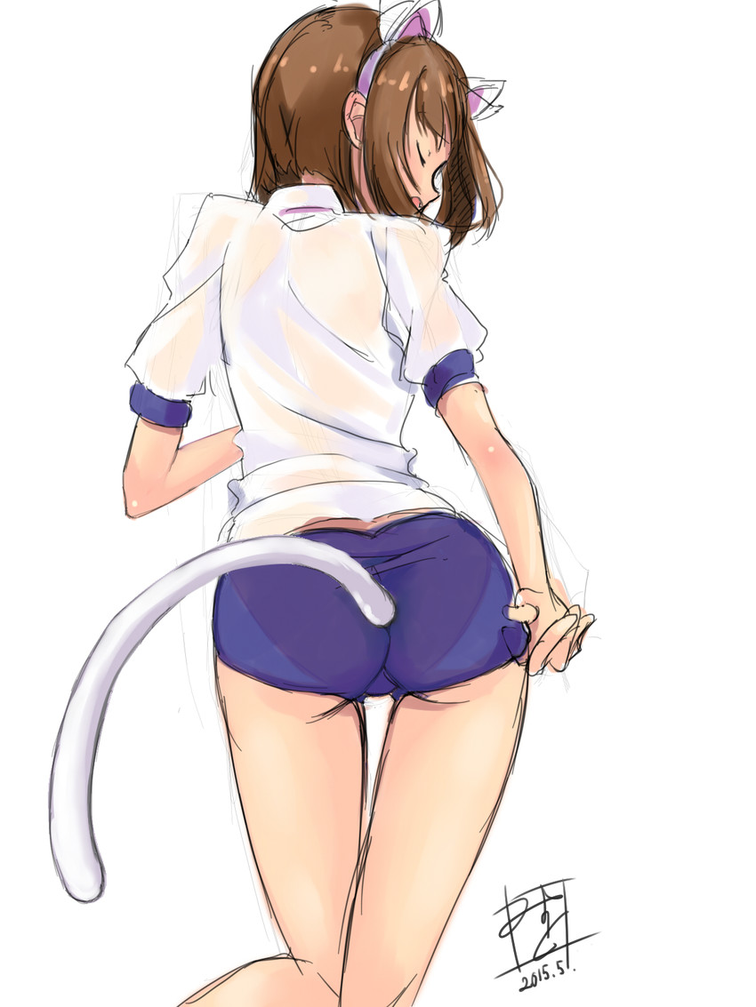 maekawa miku (idolmaster and 1 more) drawn by mistrail