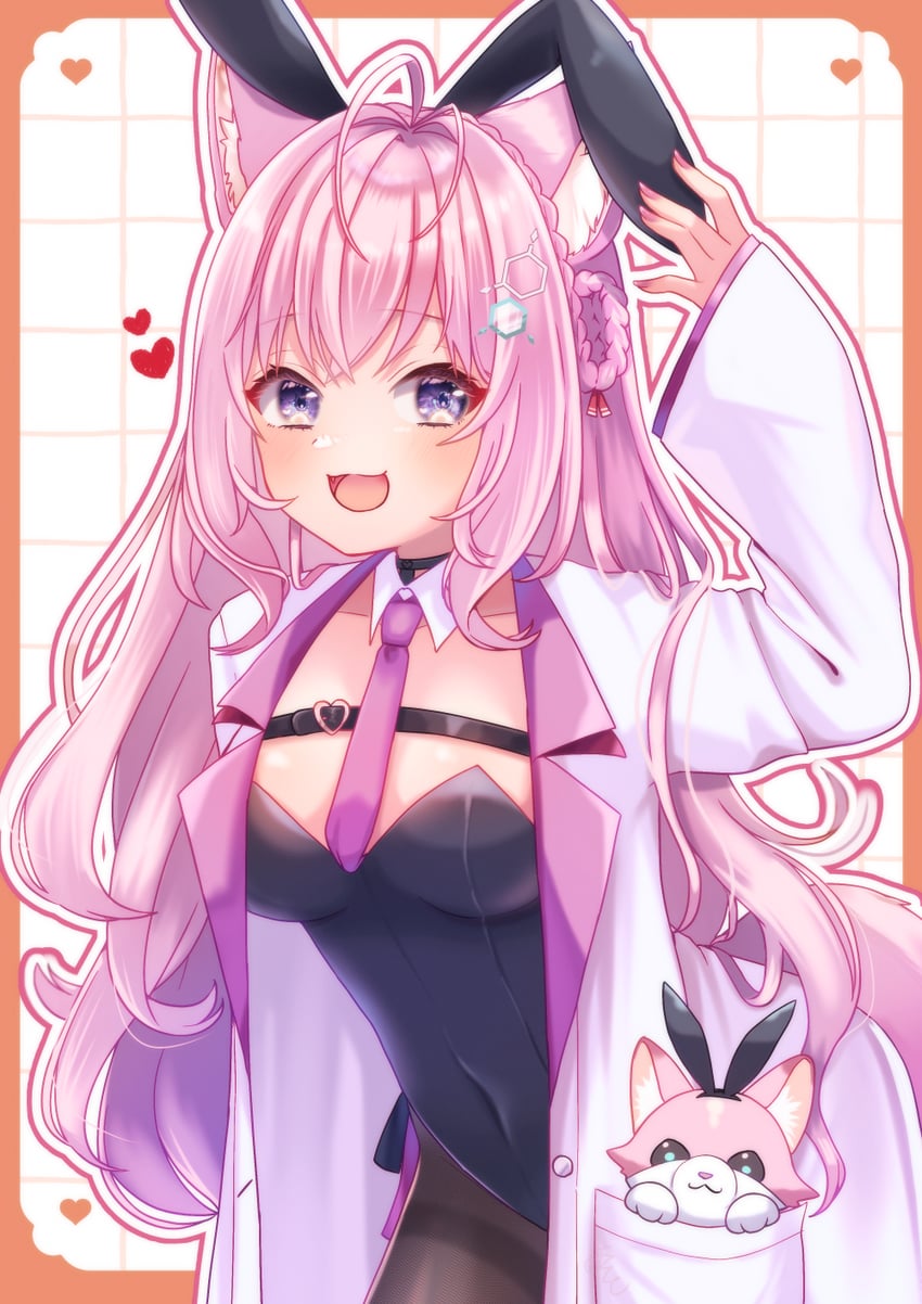 hakui koyori and kokoro (hololive) drawn by yokuto