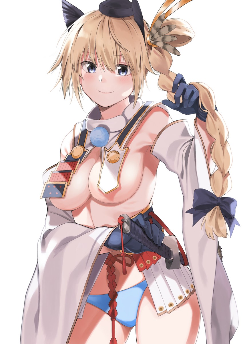 jeanne d'arc and ushiwakamaru (fate and 1 more) drawn by amu_(258shin)