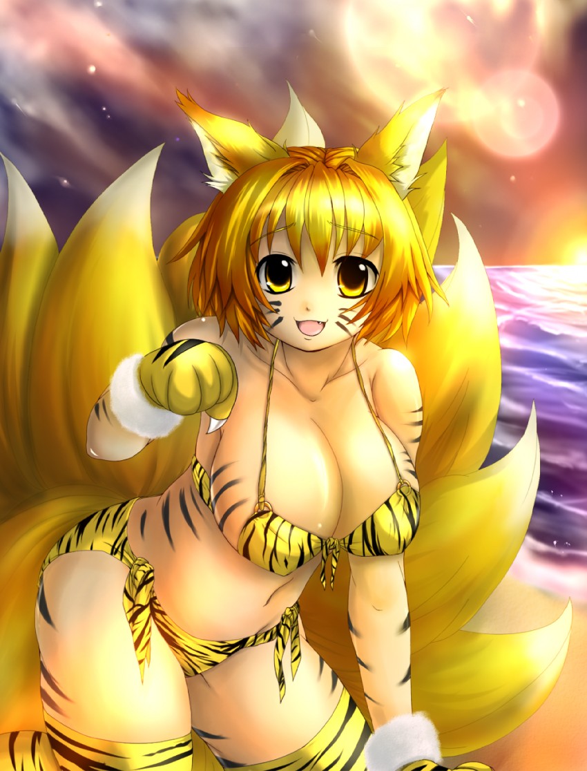 yakumo ran (touhou) drawn by memento_mori_(m.m)