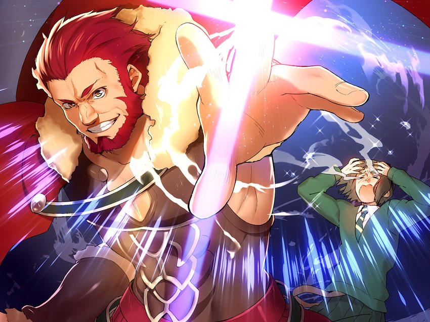 iskandar and waver velvet (fate and 1 more) drawn by murakami_yuichi