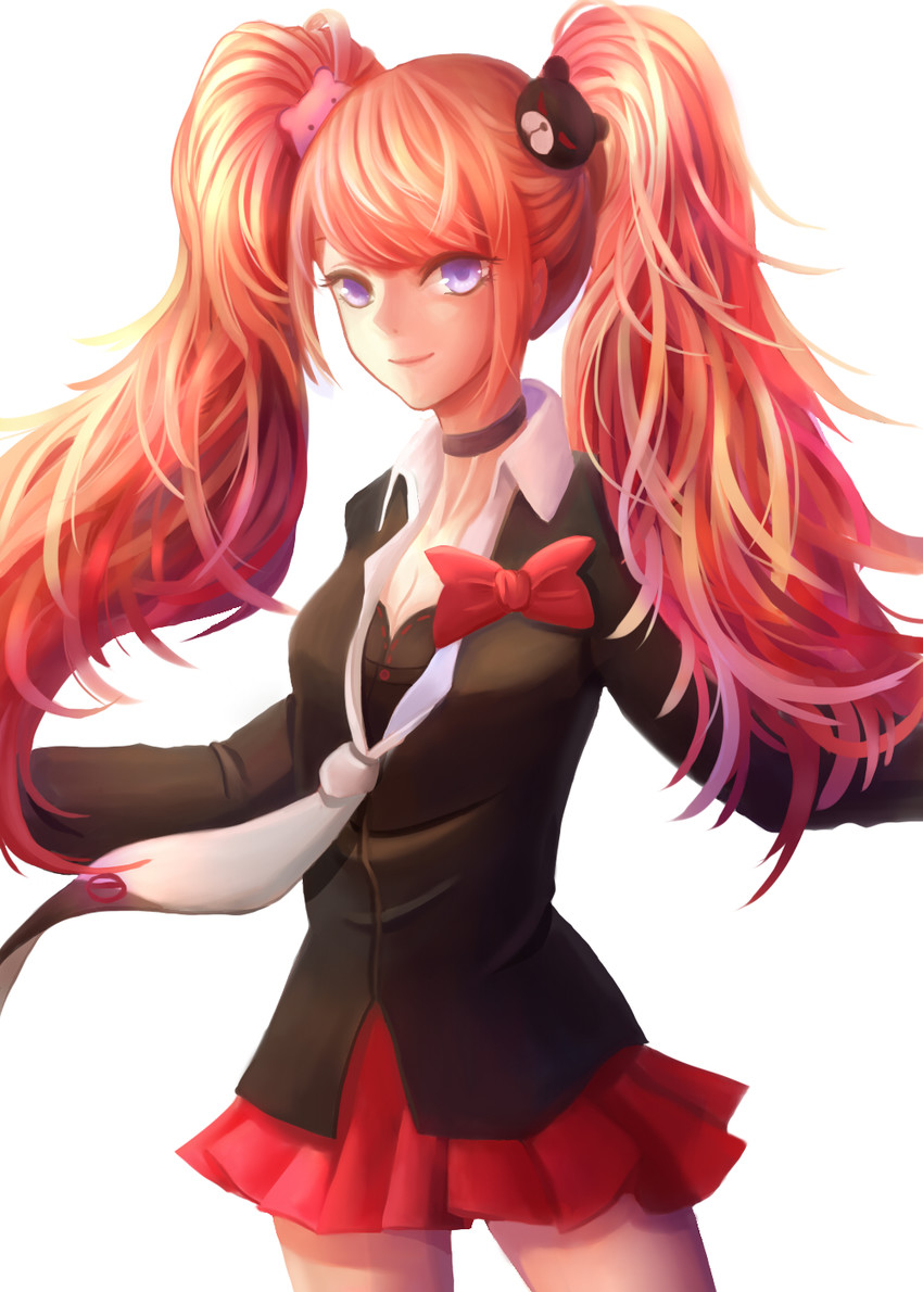 enoshima junko (danganronpa and 1 more) drawn by marionette_(chocological)