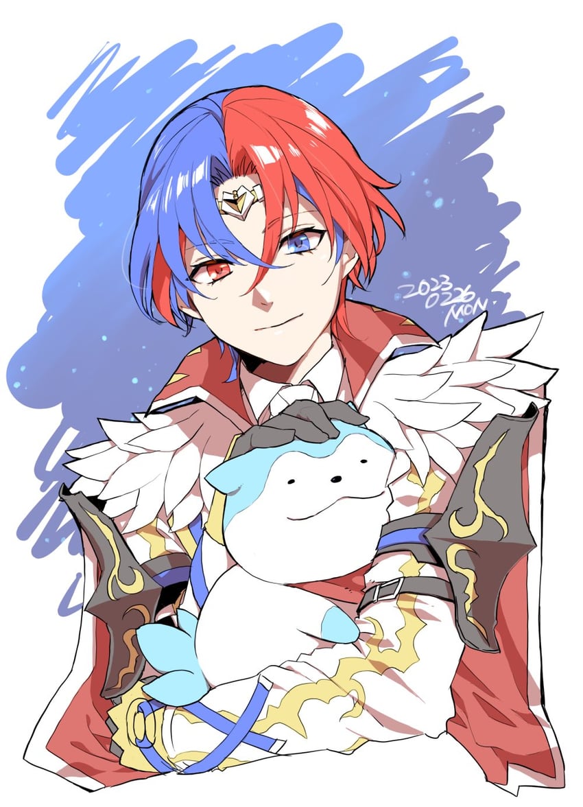 male alear and sommie (fire emblem and 1 more) drawn by mojiyama