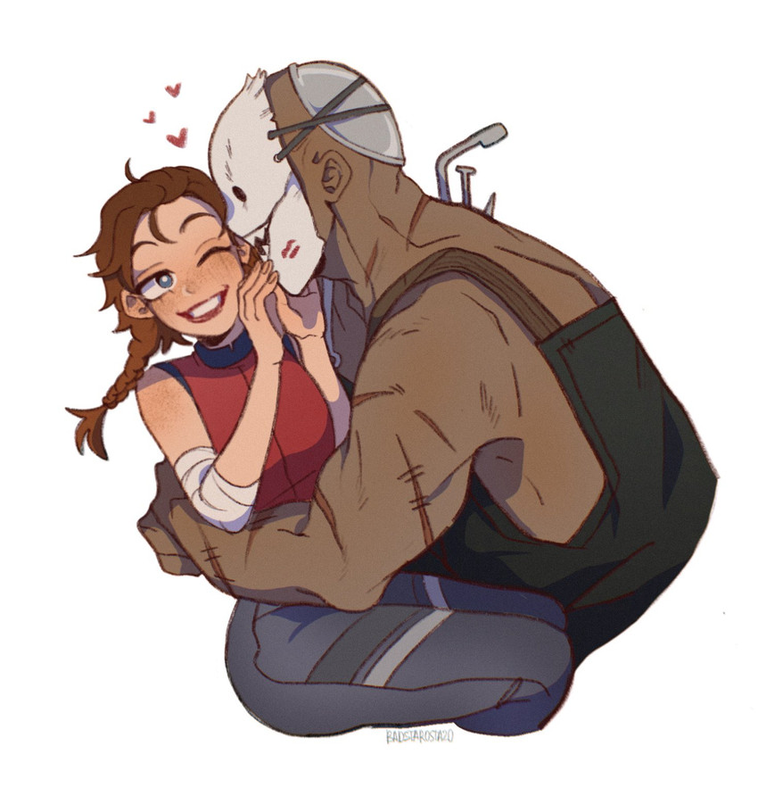 the trapper and meg thomas (dead by daylight) drawn by diagnestichesk1