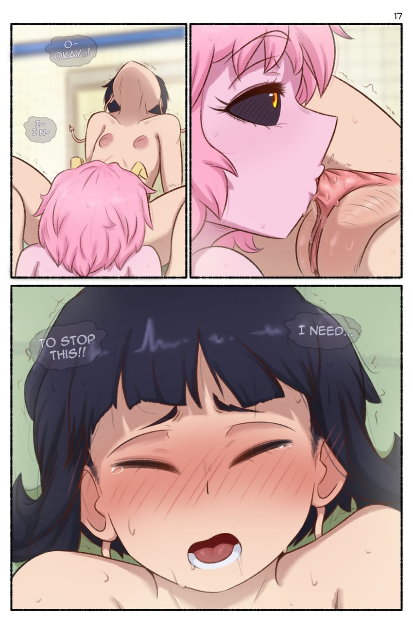 ashido mina and jiro kyoka (boku no hero academia) drawn by greatm8