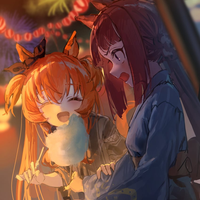mayano top gun and sweep tosho (umamusume) drawn by yu_hydra